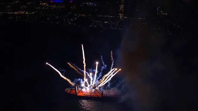 DroneBoy Broadcasts Canada’s Largest Fireworks Display with Wirecast